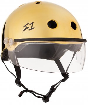 S1 Lifer Visor Helmet Gold Mirror