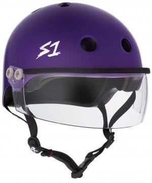 S1 Lifer Visor Helmet Purple Matte