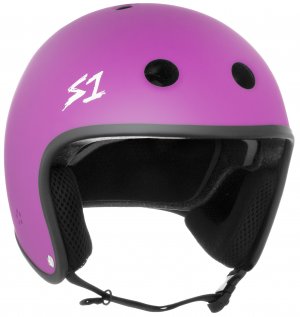 S1 Retro Lifer Helmet - Bright Purple Matte