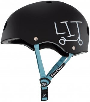 S1 Lifer Helmet - Black Matte LIT