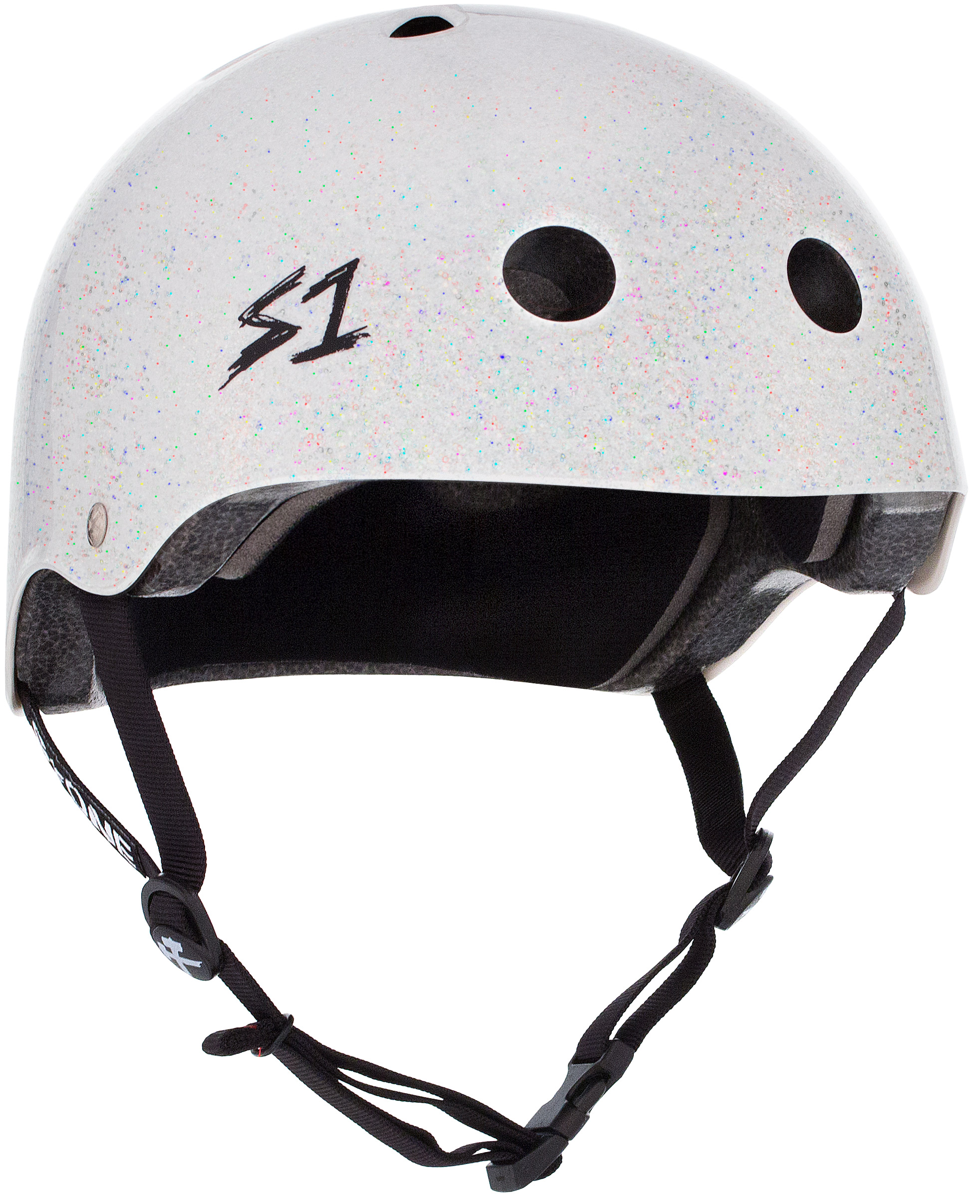 S1 Lifer Helmet - White Gloss Glitter