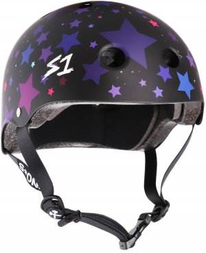 S1 Lifer Helmet - Black Matte Stars