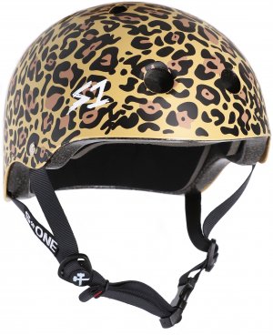 S1 Mini Lifer Helmet - Tan Leopard Print