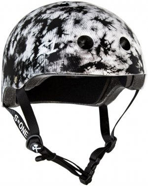 S1 Lifer Helmet - Black & White Tie-Dye