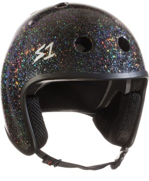 S1 Retro Lifer Helmet - Black Gloss Glitter
